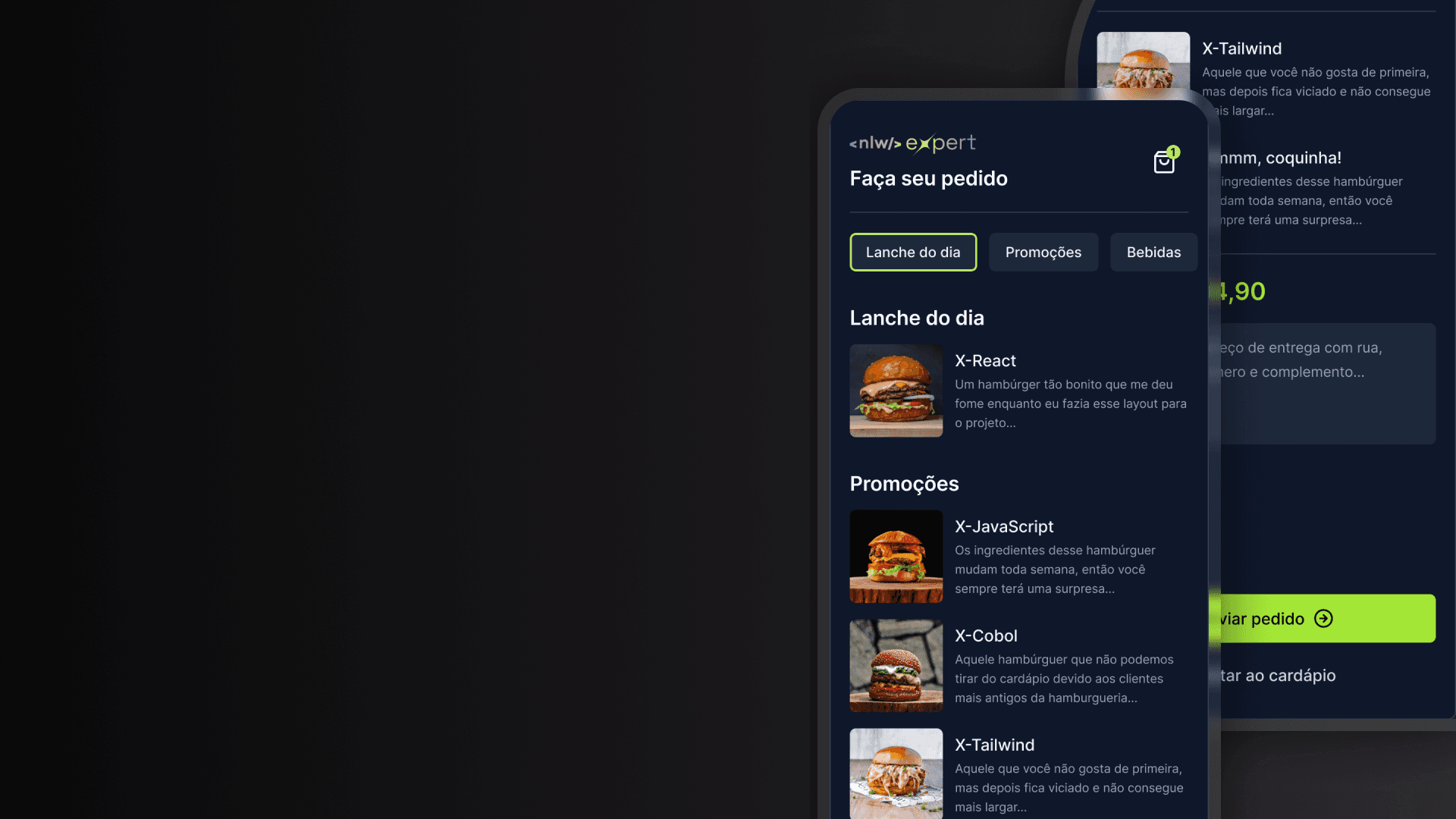 Screenshot do projeto Gdelivery