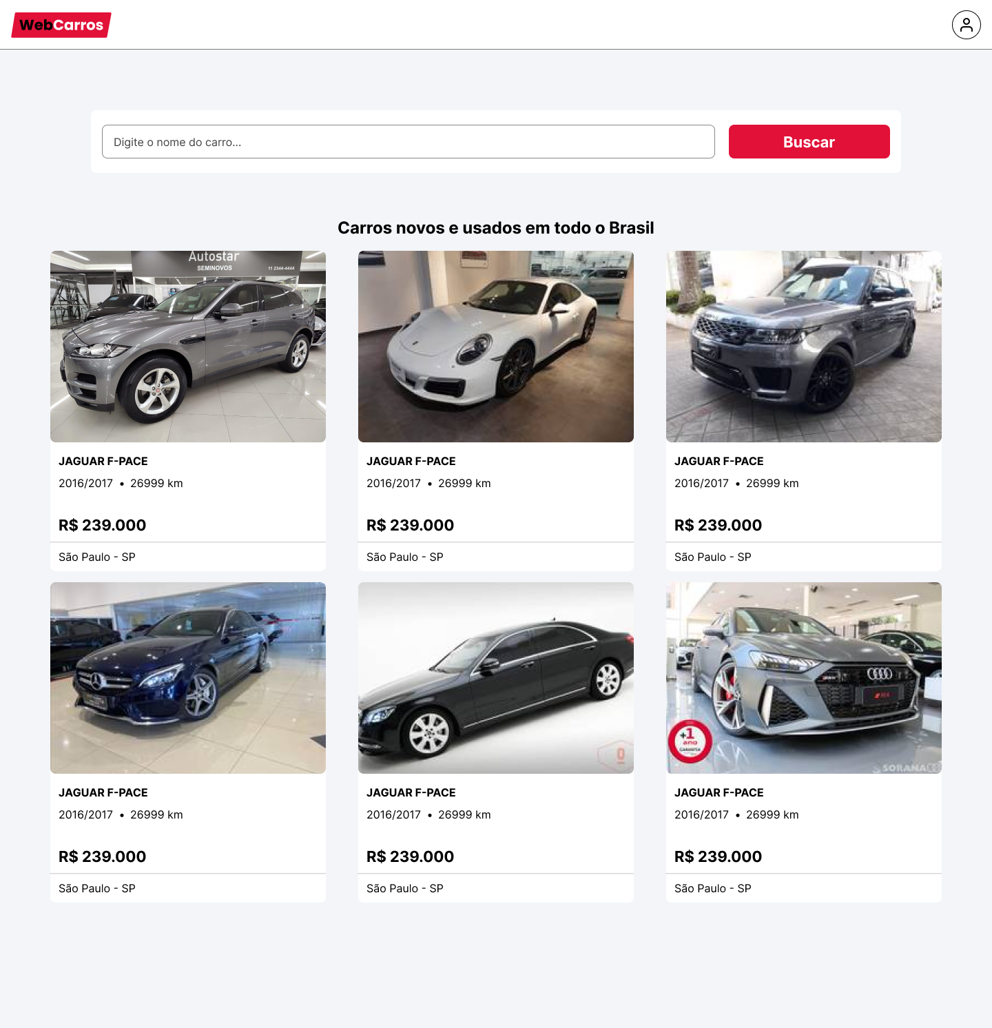 Web Carros